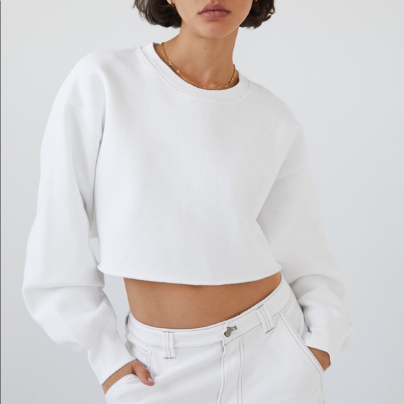 ❌SOLD❌Aritzia TNA Cozy Fleece Boyfriend Crop - Picture 2 of 10